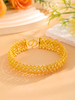 Fiasrel Sparkling small gold bead bracelet