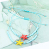 Fiasrel Colorful starfish rice bead bracelet