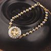 Fiasrel 2pcs Diamond-encrusted bracelet