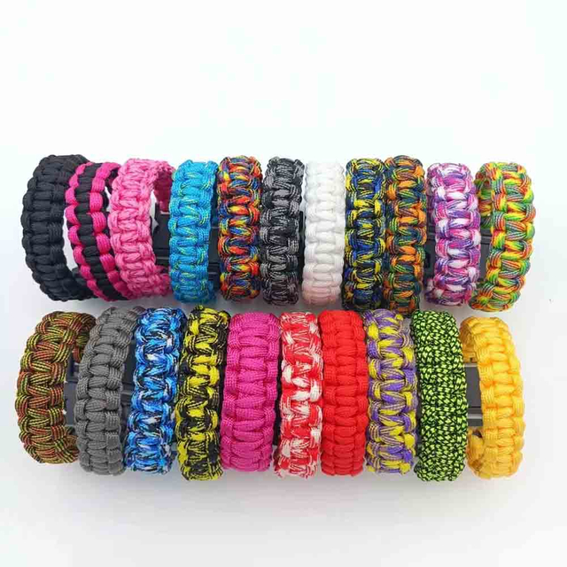 Fiasrel Umbrella rope woven bracelet