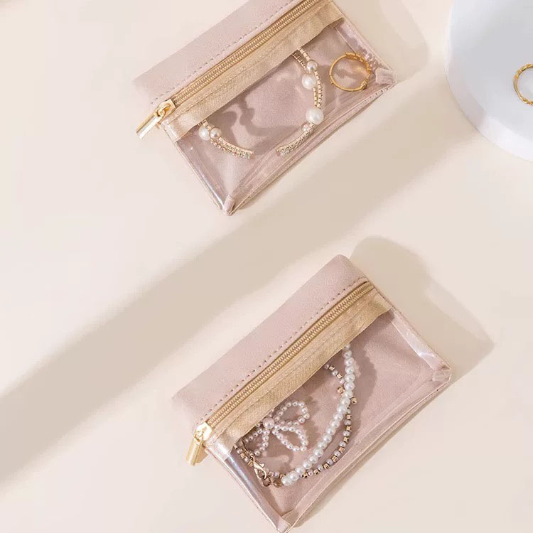 Fiasrel 11*8cm High-end sealed jewelry bag made of flannel