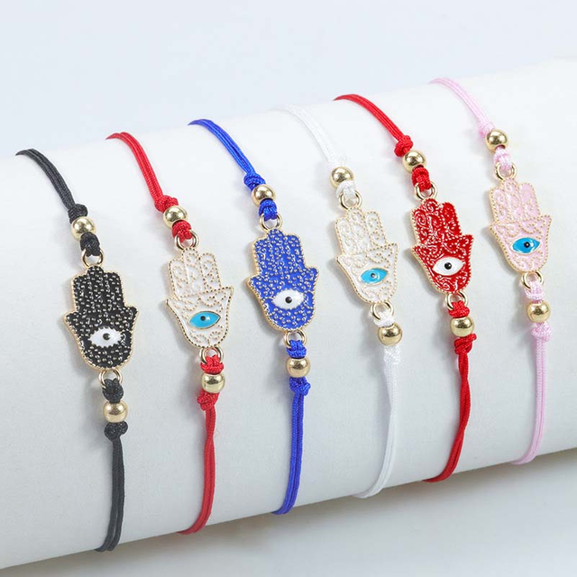 Fiasrel 2pcs Devil's Eye bracelet