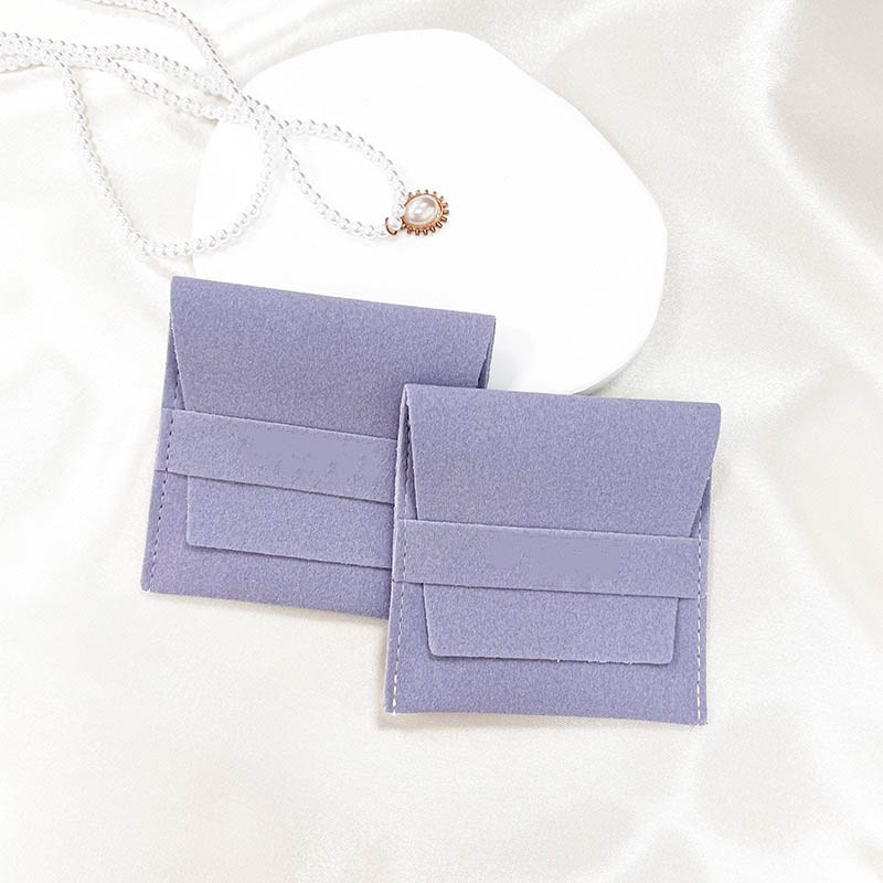 Fiasrel 8*8cm Faux leather fleece flip-top accessory bag