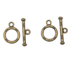 Fiasrel 10pcs Alloy OT Toggle Clasp for Beaded Necklace Bracelet Jewelry Making