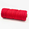 Fiasrel 3mm 110Yards Twisted Cotton String Rope Macrame Twine Cord