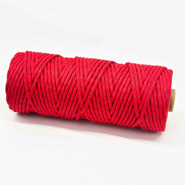 Fiasrel 3mm 110Yards Twisted Cotton String Rope Macrame Twine Cord