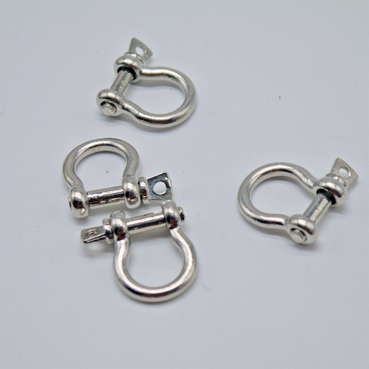 Fiasrel U Anchor Shackle Screw Pin Paracord Bracelet Buckle Outdoor Survival Rope Accessories Paracord Bracelet Parts