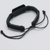 Fiasrel Black Wolf Woven Leather Bracelet Punk Style Jewelry Men Bracelets
