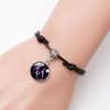 Fiasrel 12 Constellation Bracelet Leather Adjustable Wristband