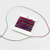 Fiasrel 9 Strands Gradient Colorful Wax Cord Rope Nylon Weaving Thread for Bracelet Handmade Craft Jewelry String
