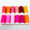 Fiasrel No.72 0.8mm 12rolls/set Pink Series DIY Jewelry Bracelet Accessories Jade Jewelry Thread String