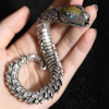 Fiasrel Serpentine Bracelet Men's Fashion ins Domineer Personality Retro Zodiac Collection Level Snake Bracelet Jewelry