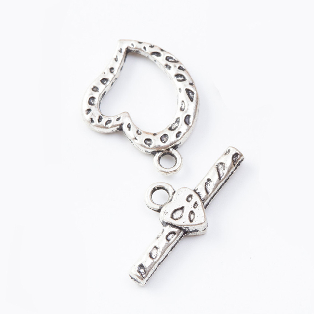 Fiasrel 10pcs DIY Accessories Retro zinc alloy OT connector Clasp