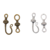 Fiasrel 10pcs Antique Bronze Tone Alloy Toggle Clasp Hook Metal Connectors OT Clasps