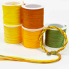 Fiasrel No.72 0.8mm 5rolls 43yards/roll Orange Soda Series Nylon Cord Wire Chinese Knot String Knit Ropes Jade Thread