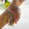Fiasrel Bracelet Woven Rope Colorful Bracelet Jewelry Couple Men's and Women's Jewelry Accessories Adjustable Cotton Rope Bracelets