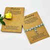 Fiasrel 20/50/100pcs Necklace Display Cards Bracelet Kraft Paper Card Jewelry Cards