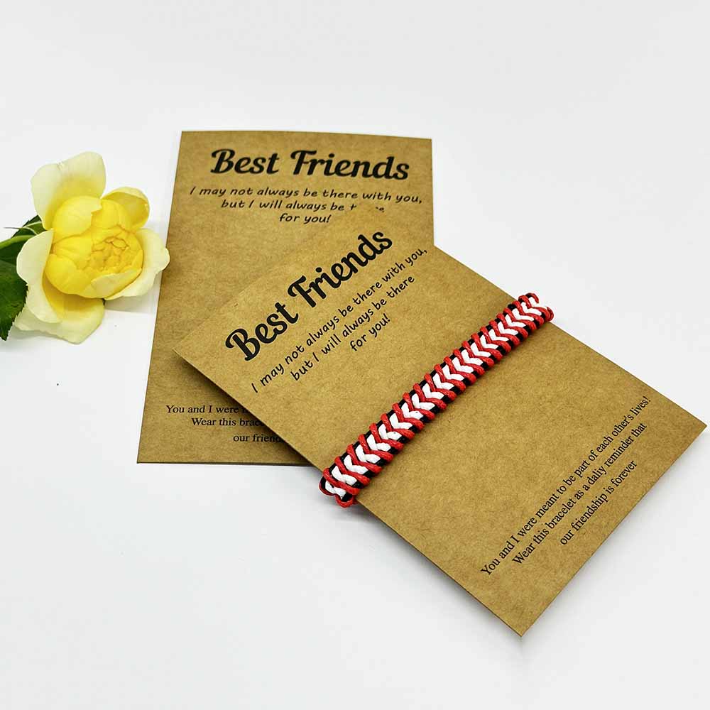 Fiasrel 20/50/100pcs Earring Packaging Necklace Display Jewelry Cards Best Friends Kraft Card Paper