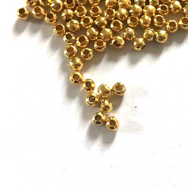 Fiasrel 100pcs Positioning Stopper Spacer Locating Bead for Jewelry Making DIY Bracelet End Clip Clasp