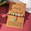 Fiasrel 1pcs Christmas Bracelets Christmas Tree Pendant Bracelets Charm Women Men Gifts