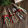 Fiasrel Christmas Braided Rope Braided Bell Door Hanging Wall Hanging Christmas Tree Pendant