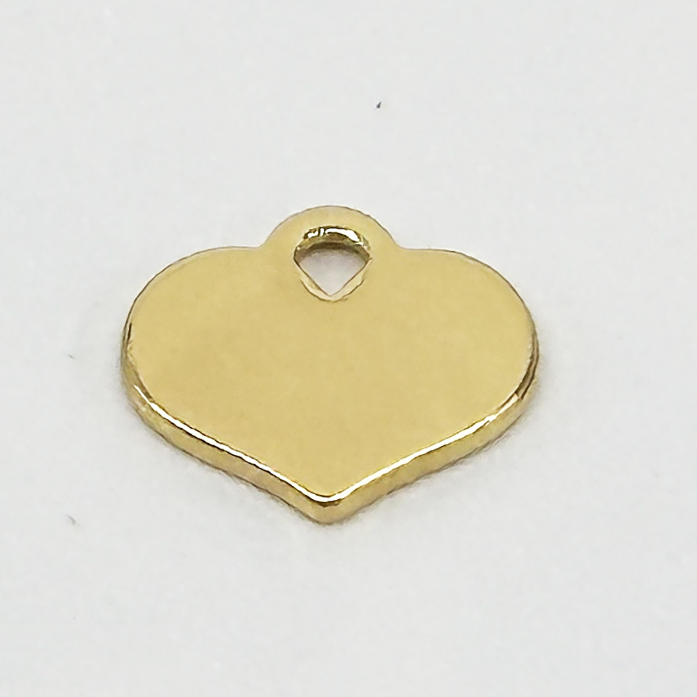 Fiasrel 30pcs Permanet Big Heart Charms DIY Jewelry Making Love Pendant Beads