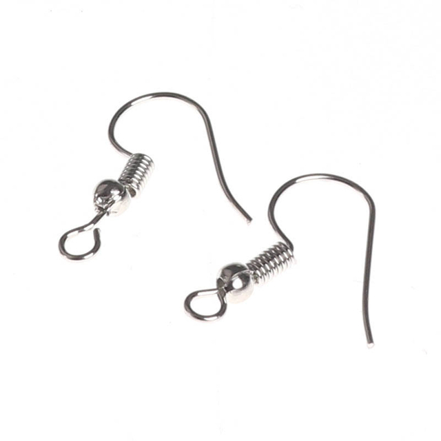 Fiasrel 10/50pairs/lot Earring Findings Earrings Clasps Hooks Fittings for DIY Jewelry Making Supplies