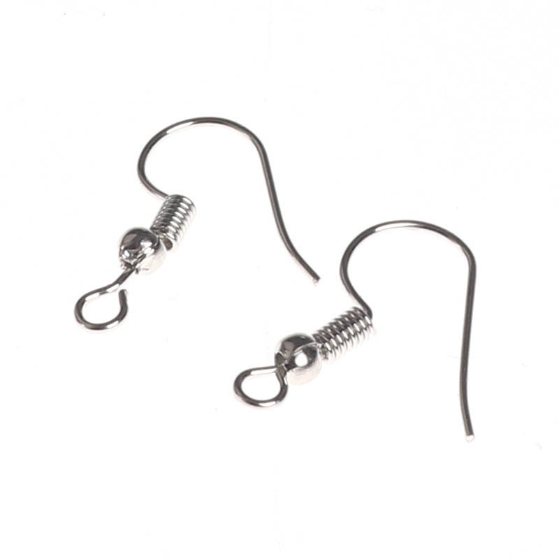 Fiasrel 10/50pairs/lot Earring Findings Earrings Clasps Hooks Fittings for DIY Jewelry Making Supplies
