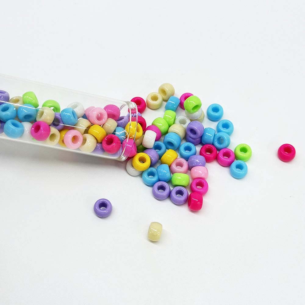 Fiasrel Festive Christmas Themed 6*9mm Acrylic Beads for DIY Jewelry Making - Necklace & Bracelet Crafting Supplies