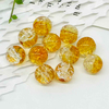 Fiasrel 10mm 10pcs Handmade DIY Bracelet Beads Jewelry Making Crackle Glass Beads