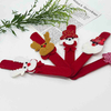 Fiasrel 6pcs Festive Christmas Slap Bracelets for Holiday Parties Family Gifts Christmas Gift Wholesale Decoration