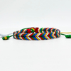 Fiasrel Color Gradient Wax Cord Hand Woven Adjustable Multicoloured Rope Bracelet
