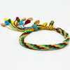 Fiasrel Hand Woven Braided Corn Wheat Bracelets Dragon Knot Adjustable Bracelets