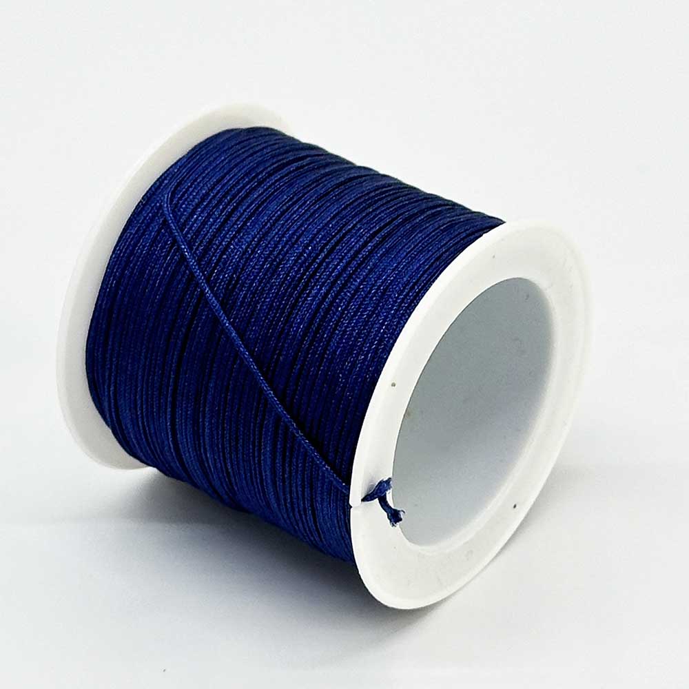 Fiasrel 1pc 0.8mm* 43Yards Weaving Jade Thread Knit Rope Colorful Chinese Knot Braided String Nylon Cord for Handmade DIY Jewelry Accessories Bracelet Necklace Making