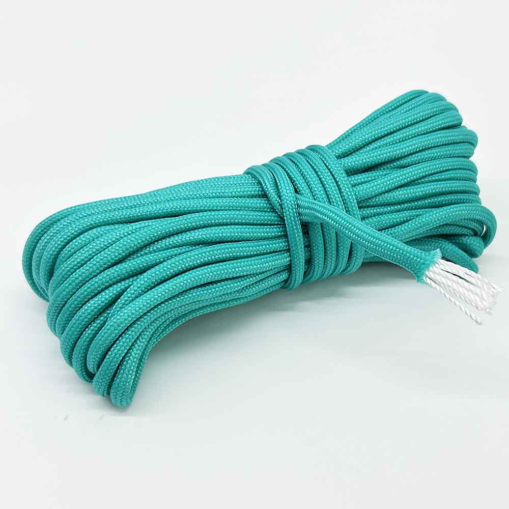 Fiasrel 10Yards 4mm Thick Braided 7-Core Paracord Rope for Camping, Hiking, Jewelry Making And DIY Projects