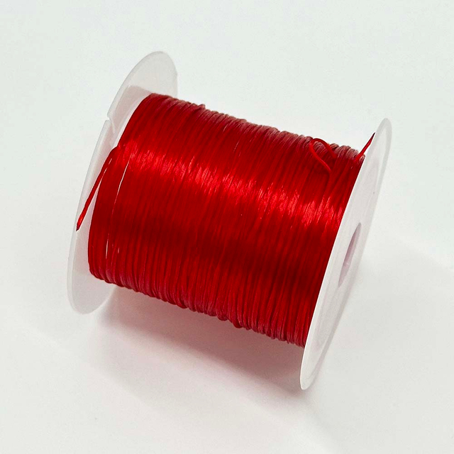 Fiasrel 21Rolls Mixed Color Elastic Beading Thread Flat Elastic Crystal String for DIY Beading Bracelet Necklace Jewelry Making Craft Supplies