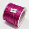Fiasrel 1Set 45rolls Macrame Rattail Chinese Knot Making Cords Nylon Braided String Threads Satin Cord for DIY Jewelry Crafts