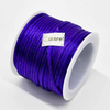 Fiasrel 30 Rolls 2mm Macrame Rattail Chinese Knot Making Cords Nylon Braided String Threads