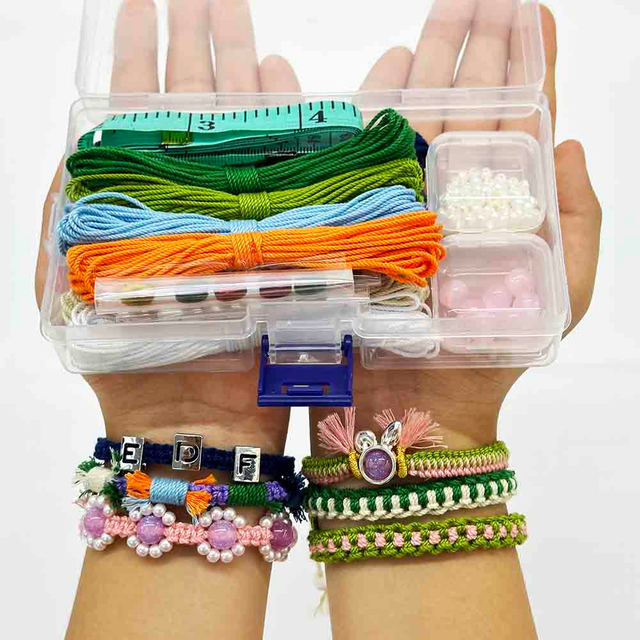 Fiasrel 10-color 1.0MM 5Yards 10Yards 15Yards Macrame Jewelry Bracelet Cotton Thread Set