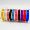 Fiasrel 10rolls/Bucket 0.6mm 0.8mm 1.0mm Mixed Colored Stretchy Jewelry Cord Crystal Elastic String Cord For DIY Crafts Bracelet, Necklace Jewelry Making