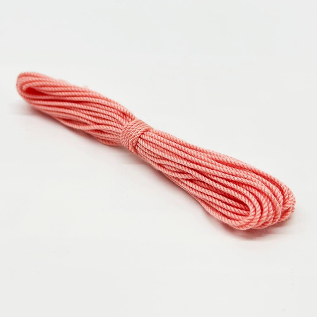 Fiasrel 1.0mm Polyester Braided Rope Cord Twisted Macrame Cotton Thread String for DIY Crafts Home Textile Wedding Decorative Supplies