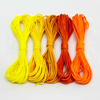 Fiasrel 0.5-1.5mm Waxed Cord Rope PU Leather Thread String for DIY Beading Braiding Bracelet Necklace Jewelry Making