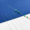 Fiasrel Large Big Eye Stainless Steel Needle Collapsible Embroidery Bead Needle Thread Sewing Beading Needles