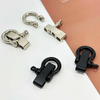 Fiasrel 5pcs Alloy Steel Paracord Bracelet Shackle Adjustable C-shaped/U-shaped Metal Detachable Buckle Clips for Outdoor Survival Bracelet Wrist Strap Accessories