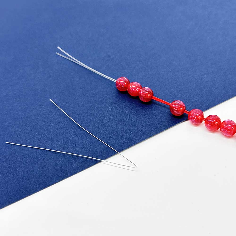 Fiasrel 10pcs Easy Threading Tools Jewelry Ornaments DIY Handwork Tools Beaded Needle