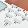 Fiasrel 2/10pcs Stainless Steel Universal Mobile Phone Lanyard Patch Metal Safety Ultra-thin Mobile Phone Strap Accessories