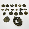 Fiasrel Vintage Color Mixed 20pcs Multi Styles Alloy Antique Charms Pendants Beads for Bracelet Necklace Earrings Jewelry Making Accessories Jewelry Supplies