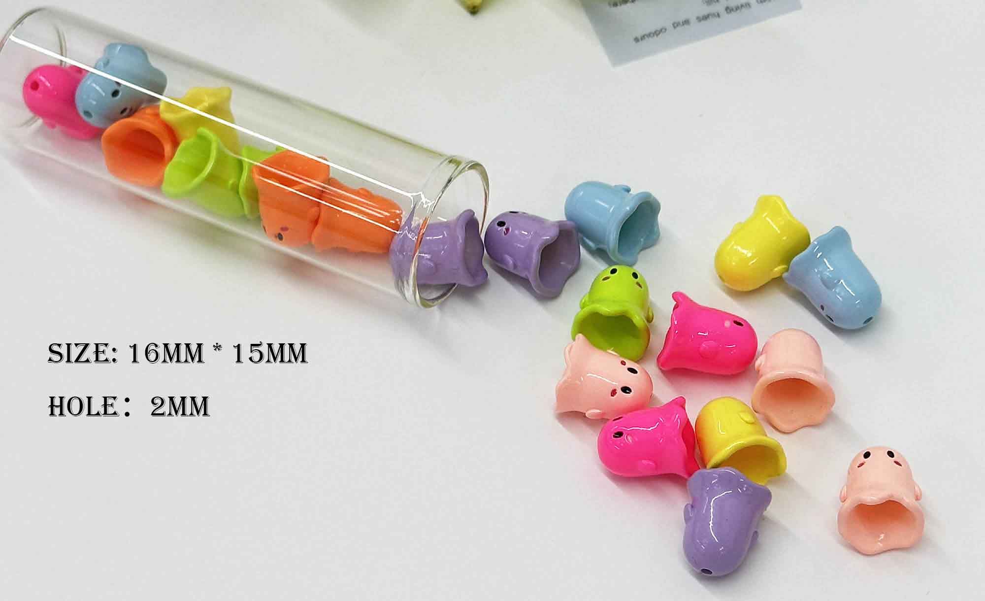 Halloween Ghost Resin Beads