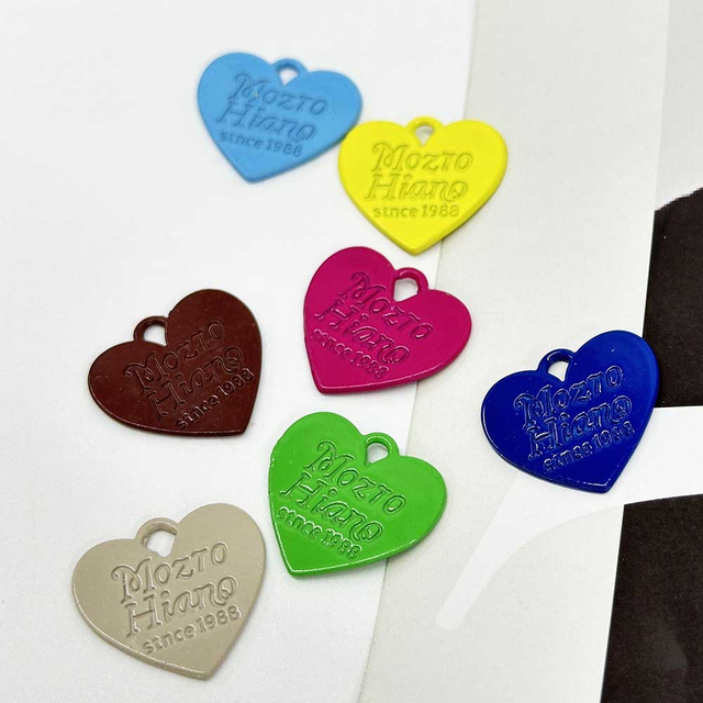 Fiasrel 10pcs Resin Heart-Shaped Charms for DIY Jewelry Making Bracelet Pendant Necklace Earring Accessories