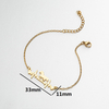 Fiasrel Fashion Tarnish Free Silver 18K Gold Stainless Steel Charm Heartbeat Beat Jewelry for Ladies